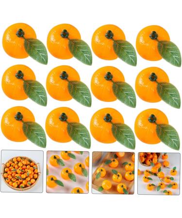 Alipis 50pcs orange cupboard desktop toys plastic teaching aids decorations Model Toy accessories mini Scene Photography Props decorate window False Orange Decor fake fruit - Buy Online on SooperMarket.com