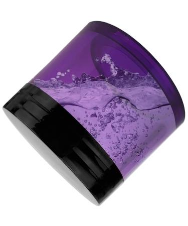 Buy Beauticom 6 Pieces Acrylic Round Clear Jars - Perfect for Creams Lotions Makeup Cosmetics & More - Purple Base with Black Lids - International Shipping Available - Buy Online on SooperMarket.com