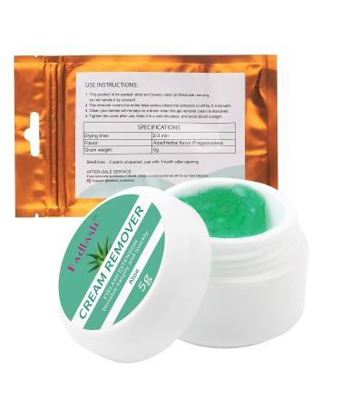 Professional Lash Remover Cream 5g (Aloe) | Gentle Salon Eyelash Extension Glue Remover - Buy Online on SooperMarket.com