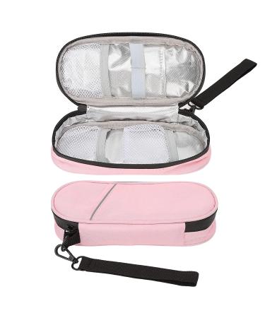 Insulin Cooler Bag | Portable Medication Storage Pouch - Pink - Buy Online on SooperMarket.com