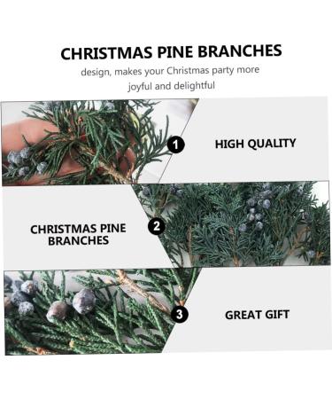 ABOOFAN 2 Pcs Pine Branch DIY Material Floral Boxes Wedding Decoration Christmas Pine Branches Household - Buy Online on SooperMarket.com