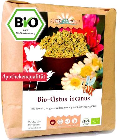 Cistus tea - Cistus incanus tea - organic rockrose herb cut (1000g) 1 kg (1 pack)