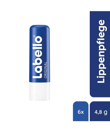 Labello Original Lip Care Stick 6-Pack - Nourishing Lip Balm for Naturally Beautiful Lips | Mineral Oil-Free Protection - Buy Online on SooperMarket.com