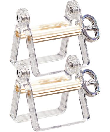 Toothpaste Squeezer Roller Toothpaste Tube Squeezer Tool 2Pcs Plastic Toothpaste Tube Squeezer Toothpaste Roller Dispenser with Rotatable Handle Toothpaste Seat Holder Stand Puts an End to Waste - Buy Online on SooperMarket.com