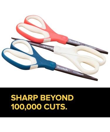 Scotch Brand Precision Ultra Edge Scissors 8 Inch 3-Pack (1458-3AMZ-ESF) - Buy Online on SooperMarket.com