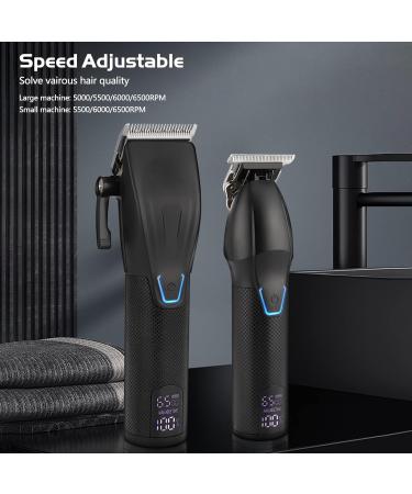 Professional Electric Hair Clipper Set | Speed Adjustable Low Noise Intelligent Display - Buy Online on SooperMarket.com