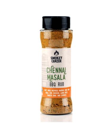 Chennai Masala BBQ Rub Shaker | The Smokey Carter | Tasty Madras Indian Inspired Seasoning | Ideal for Curries dhal chicken kebabs & more