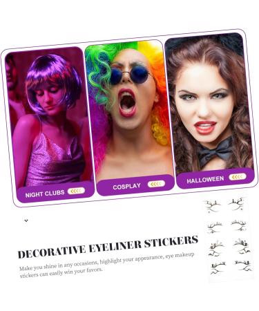 Gogogmee 4 Pairs Eye Shadow Stickers Eyeshadow Sticker Eye Makeup Decals - Buy Online on SooperMarket.com