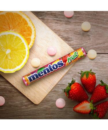 Mentos Rolls - Chewy Dragees Sweets (Fruit 10 Pack) Tasty And Twisty Treat Gift Hamper For Birthday Christmas Sold By Kidzbuzz - Buy Online on SooperMarket.com