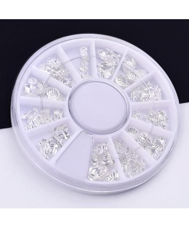 2 Boxes Metal 3D Ocean Nail Studs Star Starfish Shell Mix - 12 Grid Sizes Nail Art Decoration - Buy Online on SooperMarket.com