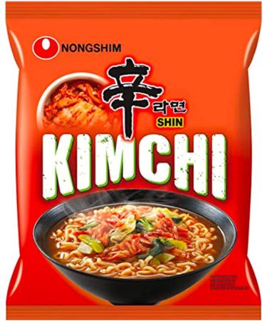 Nongshim Shin Ramyun Noodle Soup Kimchi Flavour 120g (Pack of 20) 1 Case - Korean Food Ramen Noodles - Buy Online on SooperMarket.com