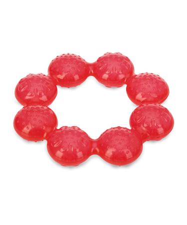 Nuby Pur Ice Bite Soother Ring Teether ( Red)