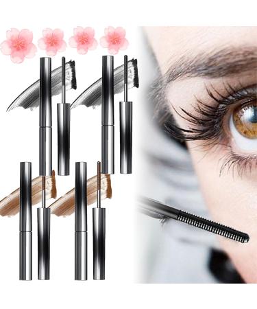 Olivia Blaire Iron Wand Mascara Vervaci Iron Rod Mascara Nour Iron Wand Mascara Waterproof Metal Rod Metal Wand Mascara Bristle Less Metal Mascara Curling Eyelash Metal Mascara (4*Mix)