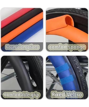 Wheelchair Push Rim Covers 1Pair Wheelchair Cover 22/24In Silicone Wheelchair Push Rim Covers Non-Slip Wear-Resistant Hand Push Protective Cover Rear Wheel Grips Cover(D 22 inch) 22 inch D - Buy Online on SooperMarket.com