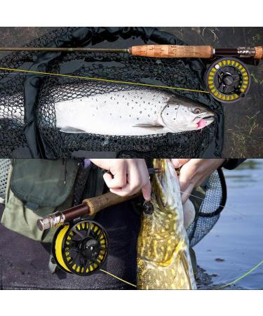 Goture Fly Fishing Line Weight Forward Floating  Fly Fishing Floating Line Double Welded Micro Loops  Fly Line Dacron Backing for Freshwater Saltwater 90FT 100FT A: Fly fishing Line-Yellow&Green 100FT.WF6F - Buy Online on SooperMarket.com