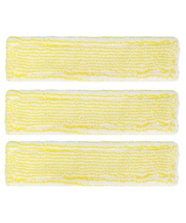 Window Cleaner Scrubber Refill Sleeve Microfiber Cloth Pad Window Vacuum Cleaner Replacement 3Pcs Microfiber Window Cleaner Pad Replacement Fit for WV2 WV5 Window Cleaner