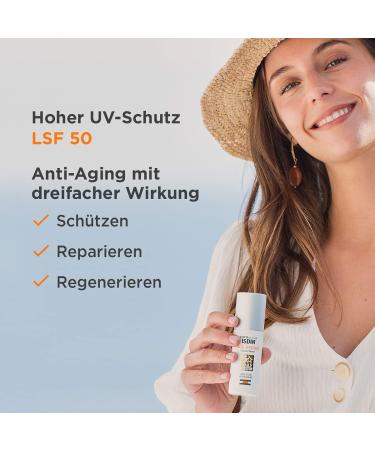 ISDIN PACK FUSION Fotion PhotoUltra Age Repair LSF 50 - Ultra-Light Tinted Sunscreen & SPF 30 Lip Balm for Youthful Skin - 50ml - Buy Online on SooperMarket.com