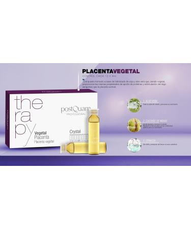 Postquam Plant Placenta Hair Ampoules - Stimulate Growth & Prevent Hair Loss | 12 x 9ml Glass Ampoules - Buy Online on SooperMarket.com