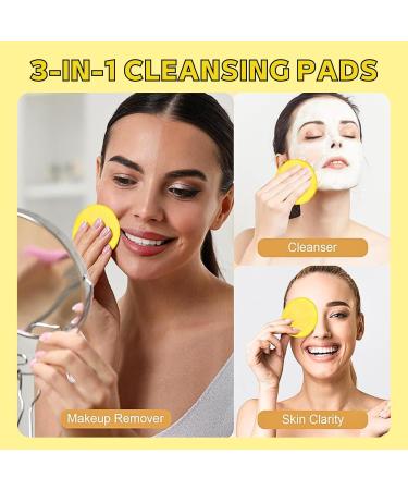 55Pads Kojic Acid and Turmeric Pads Turmeric kojic Acid Pads for Face Turmeric and Kojic Acid Cleansing Pads Turmeric Cleansing Pads for Dark Spots Face Exfoliating Makeup Remover Pads - Buy Online on SooperMarket.com