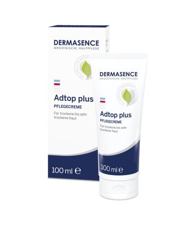 Dermasence ADTOP plus care cream 100 ml - hydratizing and protective body care for dry to very dry skin - protects against loss of moisture - nourishing hand cream - perfume -free