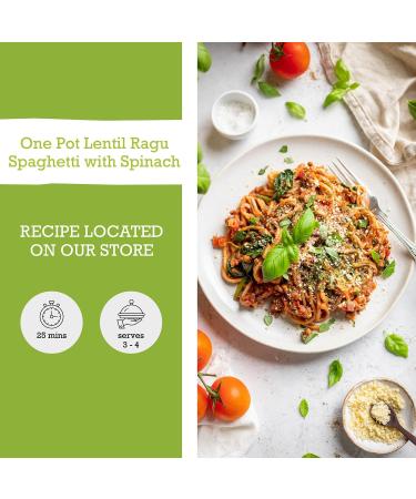 Mr Organic - Organic Lentil Ragu 350g - Non GMO & Preservative Free - Gluten Free & Vegan - Made With Tomato Lentils Onion & Italian Herbs - Pack of 6 - Buy Online on SooperMarket.com