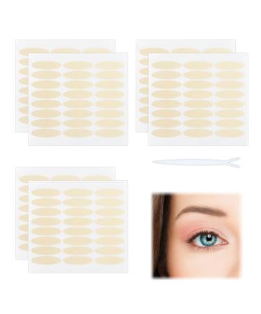 288PCS Eyelid Tape Instant Eyelid Lift Strips Complexion Waterproof Natural Invisible Double Eyelid Stickers Light Practical Beauty Big Eye Tools Perfect for Uneven Mono-Eyelid (with Fork Rods L) Pretty-L