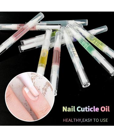 10pcs Fruity Smell Cuticle Oil Pens for Nail Nourishment and Repair - Buy Online on SooperMarket.com