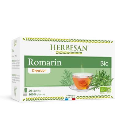 Herbesan Infusion Rosemary Digestion Organic 20 Sachets - Buy Online on SooperMarket.com