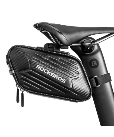 ROCKBROS Bicycle Saddle Bag Bicycle Seat Bag for MTB Road Bike Folding Bike Waterproof Scratch-Resistant Approx. 1.5L