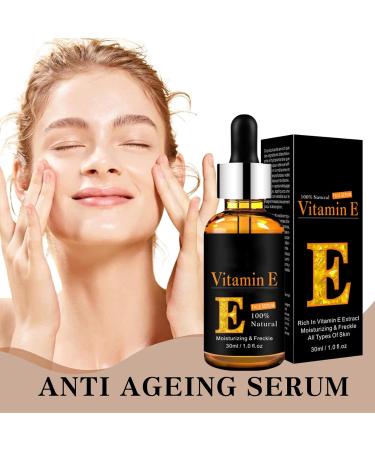 Trendyfave Vitamin E Serum Vitamin E Anti Wrinkle Serum To Even Skin Tone Skin Care Essence For Reduce Lines Dark Spot Remover For Face Hydrating Serum Vitamin E Eye Serum 30ml - Buy Online on SooperMarket.com