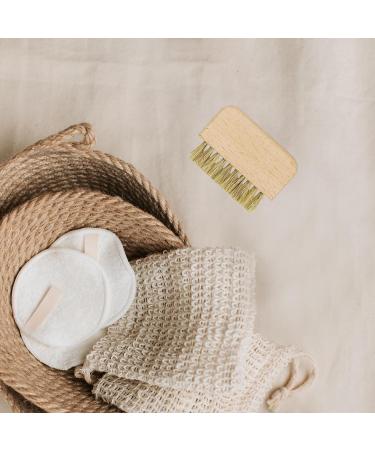 Wooden Nail Brush Set - Fingernail and Toenail Cleaning Brushes - Buy Online on SooperMarket.com