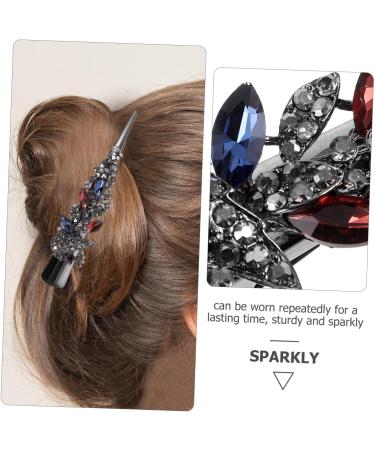 minkissy clips Metal rhinestone hair barrette crocodile skin alligator hair clip Miss - Buy Online on SooperMarket.com