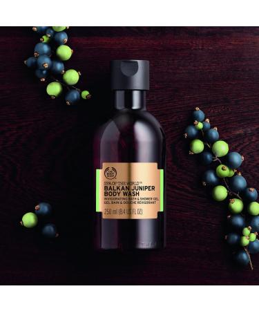 The Body Shop Spa of the World Balkan Juniper Body Wash Invigorating Bath and SHower Gel - 250ml - Buy Online on SooperMarket.com