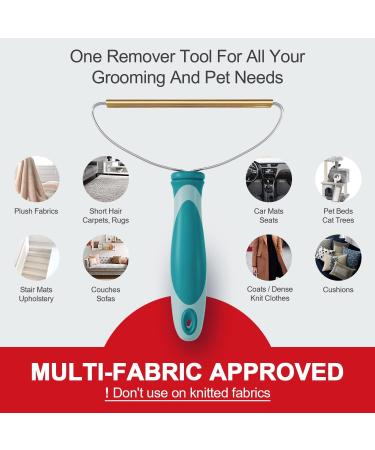 Pet Hair Remover Tool - Dog & Cat Hair Cleaner Lint Roller & Fur Removal Brush for Carpets Furniture & More - Portable & Effective - Green - Buy Online on SooperMarket.com