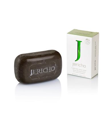 Jericho Cosmetics Dead Sea Mud Soap Bar - Natural Moisturizing Facial Treatment for All Skin Disorders - Rich in Dead Sea Minerals & Salts - Buy Online on SooperMarket.com