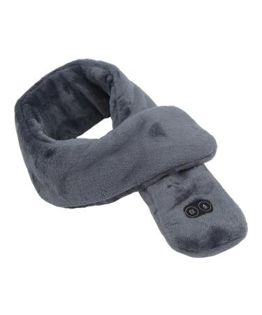 Heating pillows heating pillows for the neck and shoulder intelligent temperature adjustment heating scarf USB massage function electrical scarf for the daily use of men and women (gray)