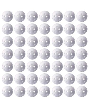 Practice Golf Balls, Plastic Golf Training Balls 5 inch Golf Balls for Driving Range, Swing Training, Indoor Simulators, Outdoor and Home Use 50 PACK