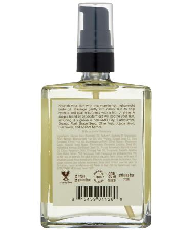 FarmHouse Fresh Quinsyberry Body Oil - Nourishing 4 Fl Oz - All-Natural Skincare for Glowing Skin | Shop Internationally - Buy Online on SooperMarket.com