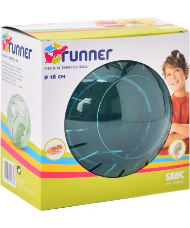 Nobby Savic Runner Dog Exercise Ball Medium 18cm - Interactive Toy for Active Dogs - Buy Online on SooperMarket.com