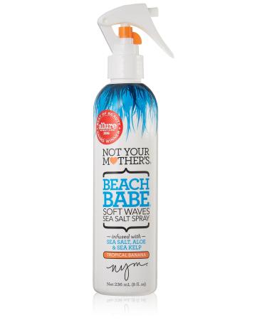 Not Your Mother's Beach Babe Soft Waves Sea Salt Spray  Tropical Banana Scent - 8 Ounce 8 Fl Oz (Pack of 1) Soft Waves