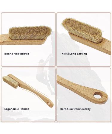 Premium Rock Climbing Brush with Thick Boar's Hair Bristles - Durable Bouldering Brush with Strong Handle | Ideal Rock Climbing Gift - Buy Online on SooperMarket.com