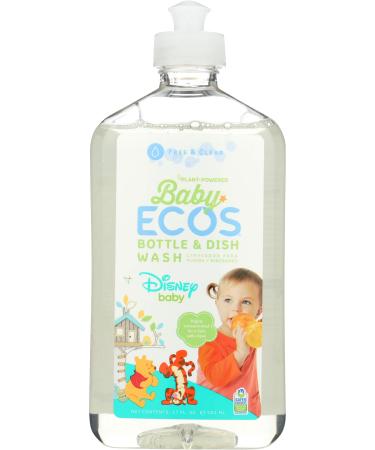 Earth Friendly Products Baby Ecos Bottle and Dish Wash  Free and Clear  Disney  17 Fl Oz