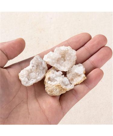 Natural Crystal Rough 500g Agate Irregular Geode Agate Crystals Complete Hollow Stone Specimen White Crystal Cavity Fun Cutting Stone Crafts Random size 500g - Buy Online on SooperMarket.com