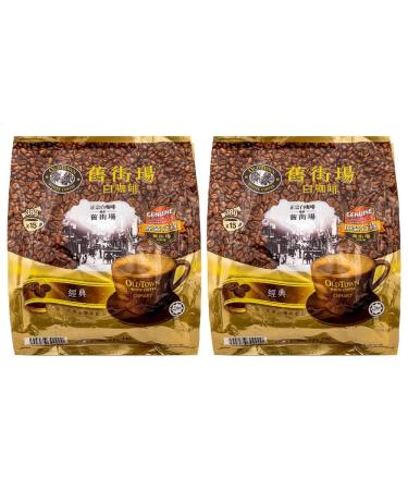 CNMART Malaysia Oldtown 3 in 1 White Coffee Classic Flavour 15 Sachets (Pack of 2) Classic 1.14 kg (Pack of 1)
