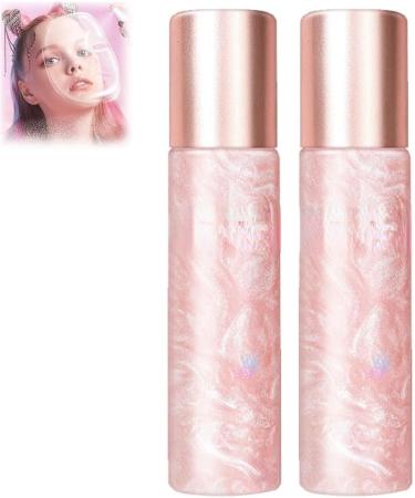 Matte Finishing Spray Hydrating Long-Lasting Make Up Spray Lightweight Oil Control Setting Spray Lasts Makeup for 12 Hours 2pcs
