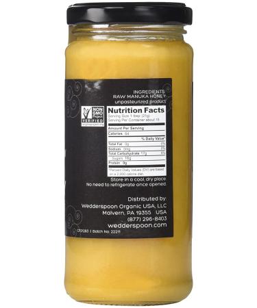 Buy Wedderspoon Kfactor 12 Manuka Honey 11.5 OZ - Premium Raw Honey for Health - Buy Online on SooperMarket.com