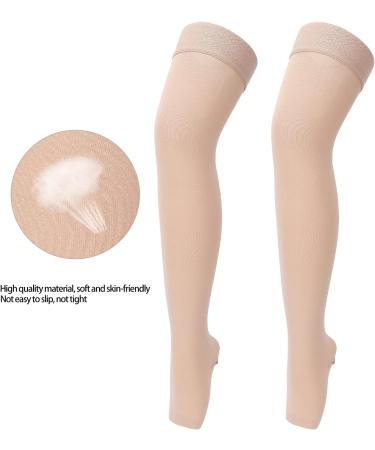 High Compression Breathable Elastic Compression Socks - X-Large Open Toe Stockings for Outdoor Sports - Buy Online on SooperMarket.com