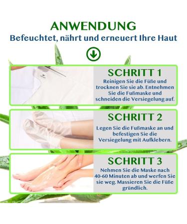 P-Beauty Footmaster Aloe - Intensive Foot Care Peeling Socks | Remove Rough Skin Cracks & Calluses | 5 Pairs for Silky Soft Feet - Buy Online on SooperMarket.com
