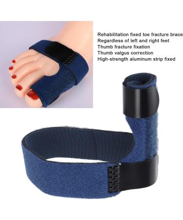 Bunion Corrector Toe Fixator - Multi-Adhesive Toe Spacers for Fracture Fixation & Curvature Correction - Injury Support Brace in Blue - Buy Online on SooperMarket.com