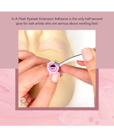 GladGirl False Eyelash Extension Glue - Fast-Dry 5ml Retention Up to 5 Weeks | Ideal for Classic Hybrid Volume & Mega Volume Lashes - Buy Online on SooperMarket.com